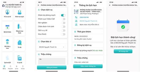 Techmart Y tế & chăm sóc sức khỏe cộng đồng: Ngồi tại nhà đăng ký khám bệnh trực tuyến